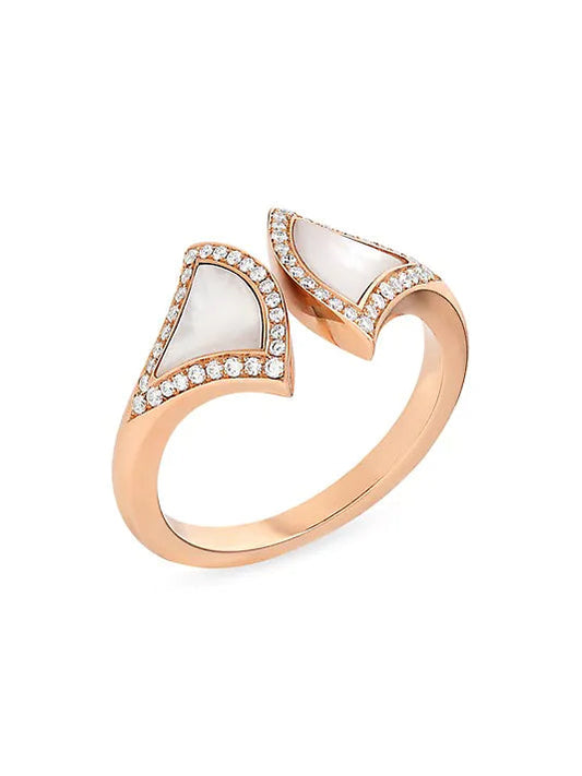 [AuraEcho]DREAM MOP DIAMOND OPEN RING