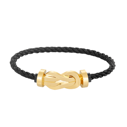 [AuraEcho]CHANCE LARGE 8 FIGURE BUCKLE NO DIAMOND BRACELET GOLD