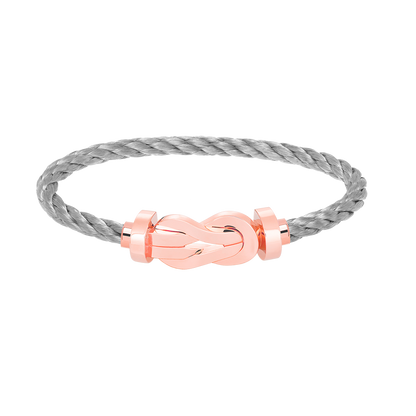 [AuraEcho]CHANCE LARGE 8 FIGURE BUCKLE NO DIAMOND BRACELET ROSE GOLD