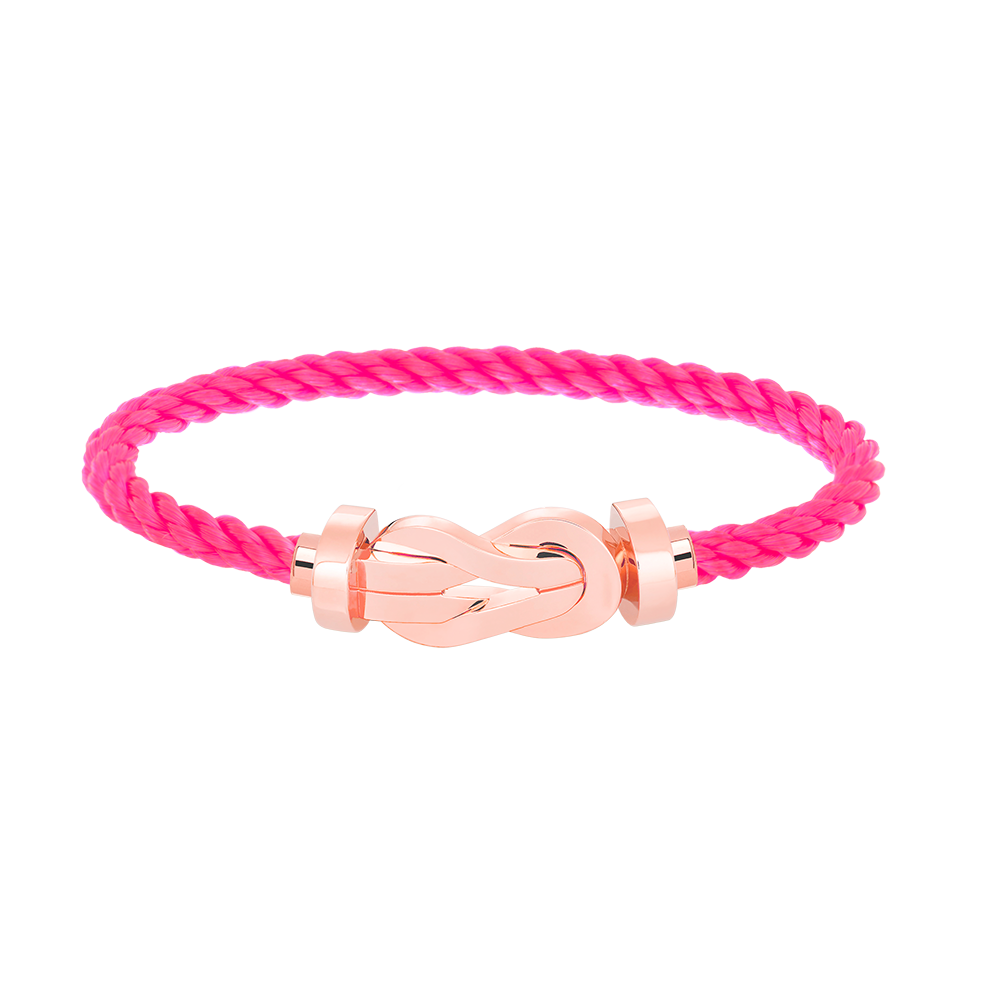[AuraEcho]CHANCE LARGE 8 FIGURE BUCKLE NO DIAMOND BRACELET ROSE GOLD