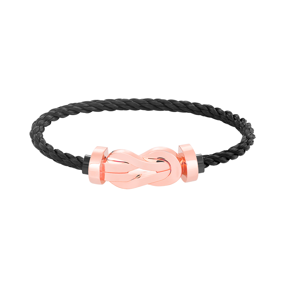 [AuraEcho]CHANCE LARGE 8 FIGURE BUCKLE NO DIAMOND BRACELET ROSE GOLD
