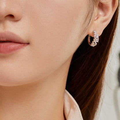 [AuraEcho]Dazzling Colorful Emerald Cut Daily Earrings