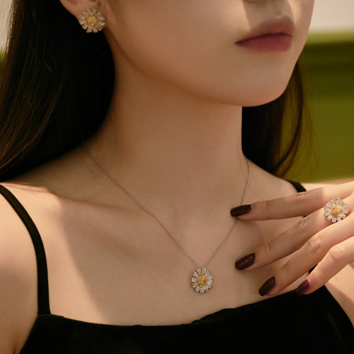 [AuraEcho]Exquisite Daisy Necklace
