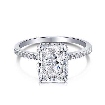 [AuraEcho]4.0 Carat Luxurious Engagement Ring