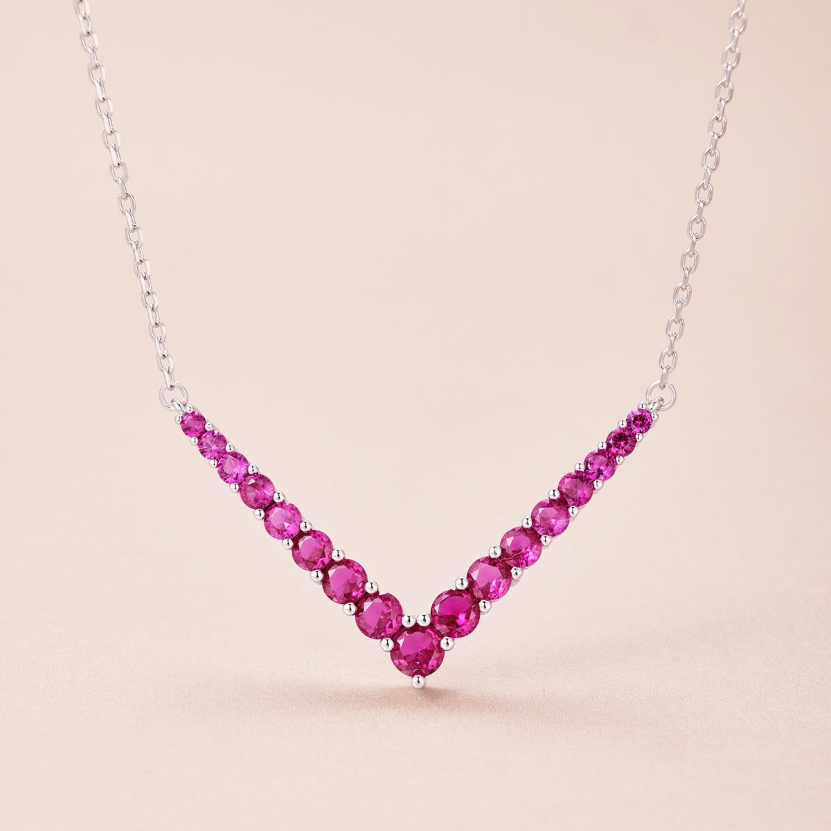 [AuraEcho]Ornate Round Cut Necklace