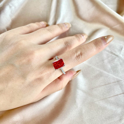 [AuraEcho]4.0 Carat Luxurious Engagement Ring