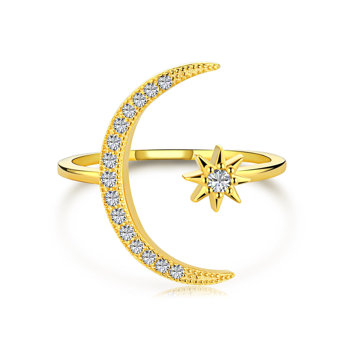 [AuraEcho]Eternity Moon & Star Ring