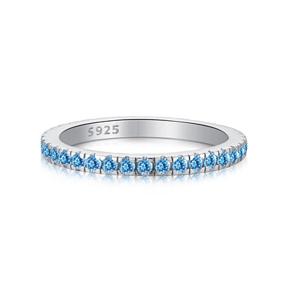 [AuraEcho]Delicate Sparkling Round Cut Daily Ring
