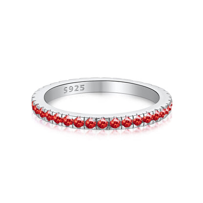 [AuraEcho]Delicate Sparkling Round Cut Daily Ring