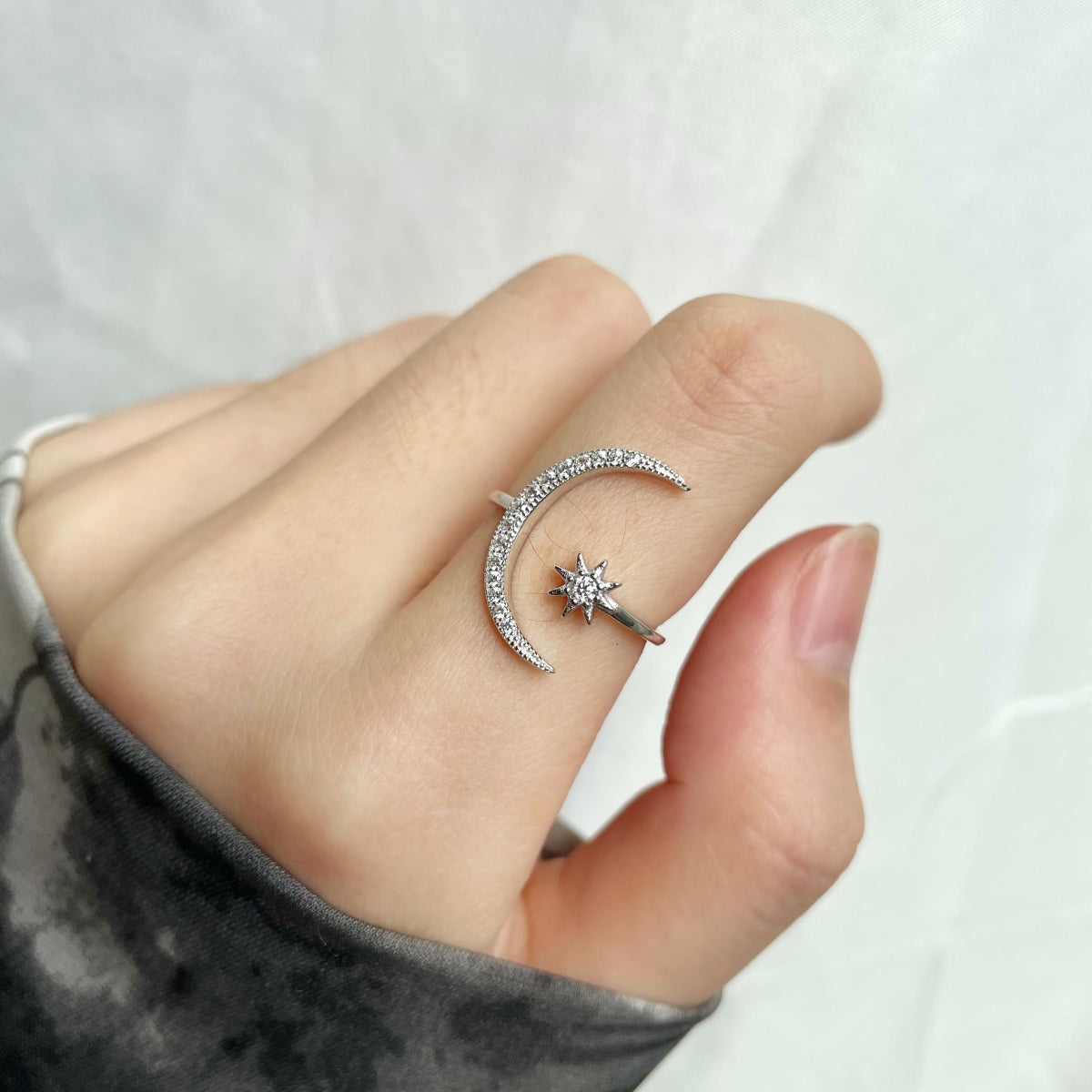 [AuraEcho]Eternity Moon & Star Ring