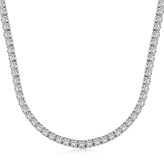 [AuraEcho]Elegant Tennis Chain Necklace