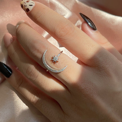 [AuraEcho]Eternity Moon & Star Ring