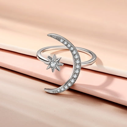 [AuraEcho]Eternity Moon & Star Ring