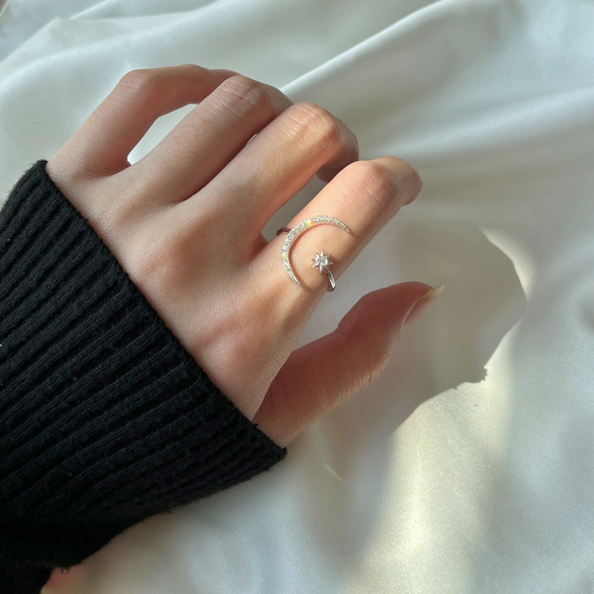 [AuraEcho]Eternity Moon & Star Ring