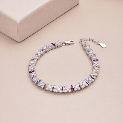 [AuraEcho]Unique Colorful Flower Shape Daily Bracelet