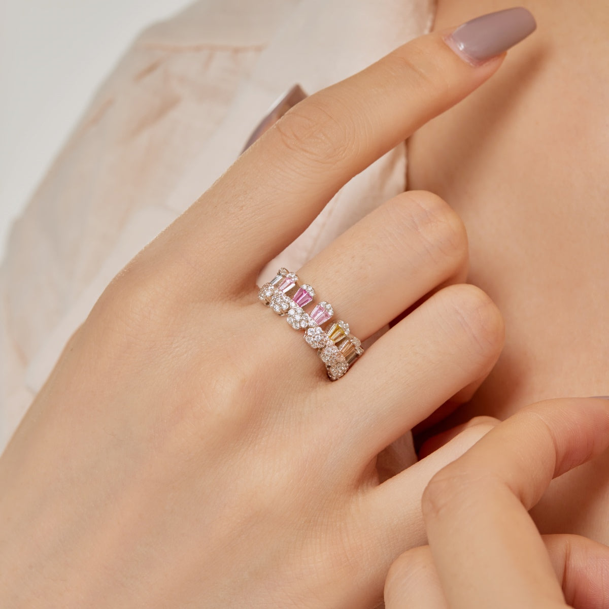 [AuraEcho]Gorgeous Radiant Cut Daily Ring