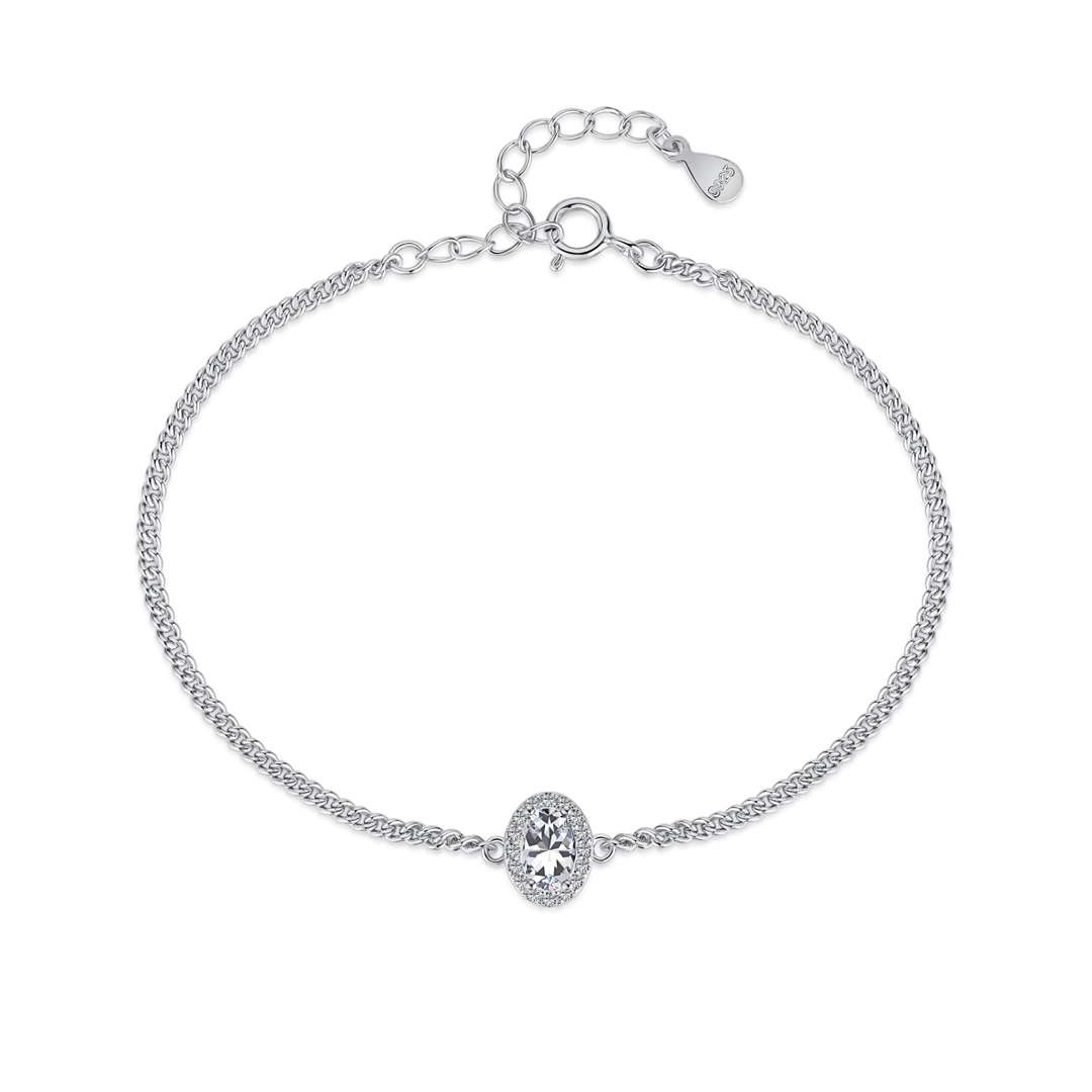 [AuraEcho]Exquisite Oval Shape Bracelet