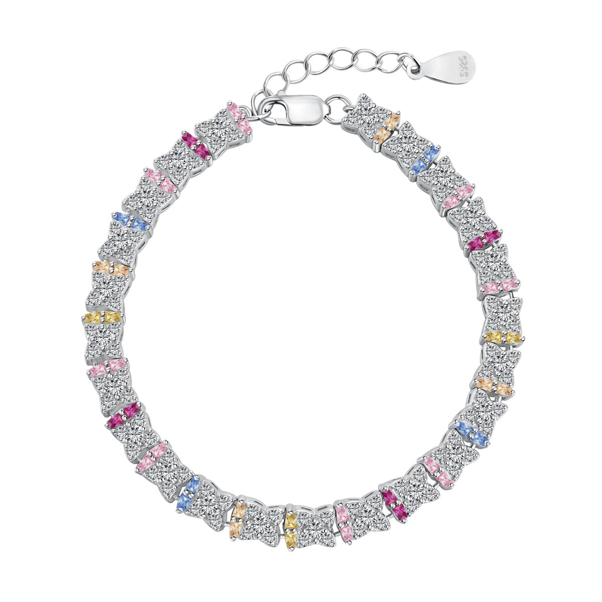 [AuraEcho]Unique Colorful Flower Shape Daily Bracelet