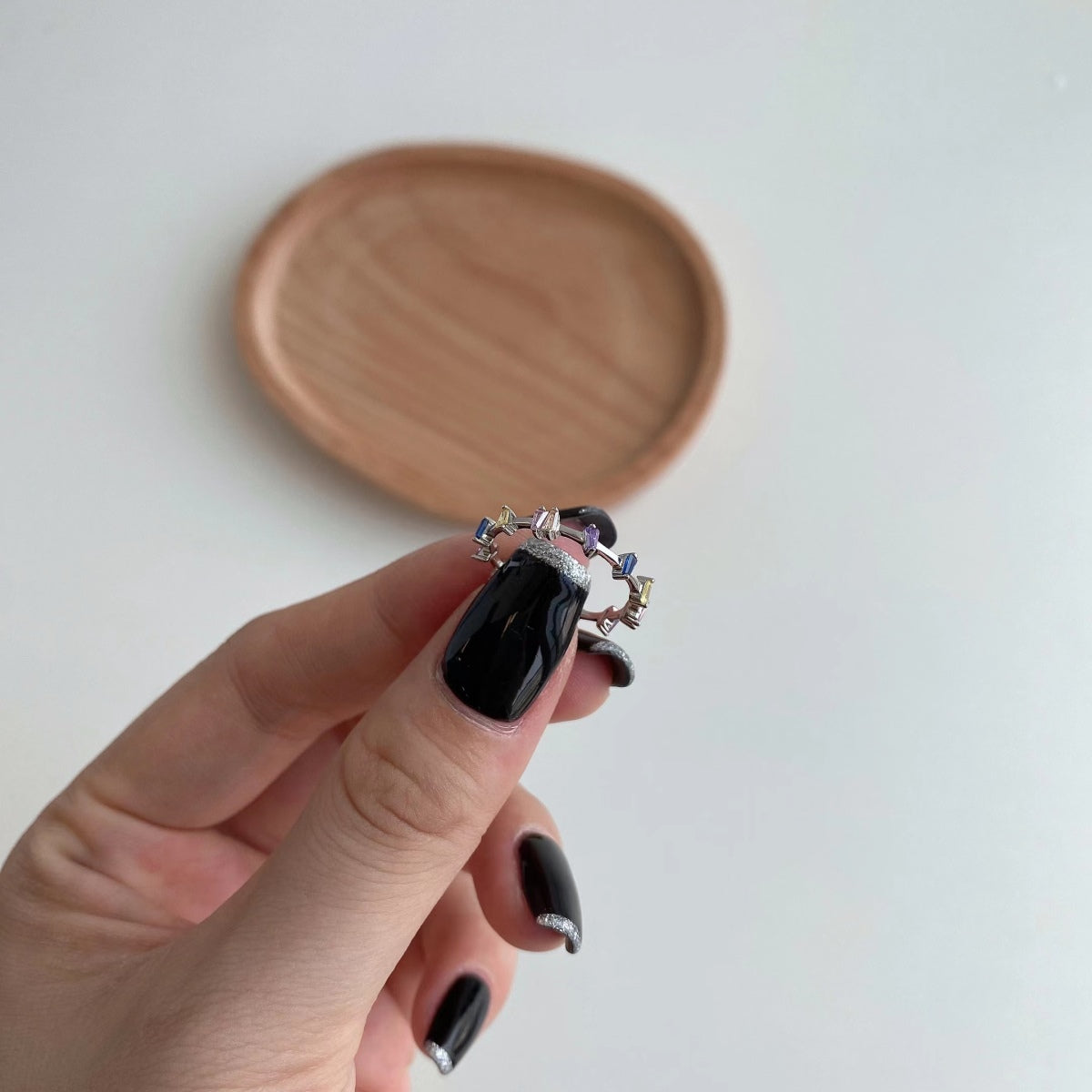 [AuraEcho]Unique Trapezoid Cut Daily Ring