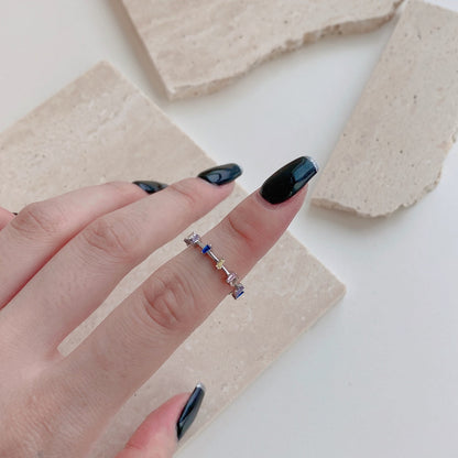 [AuraEcho]Unique Trapezoid Cut Daily Ring
