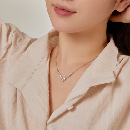 [AuraEcho]Ornate Round Cut Necklace