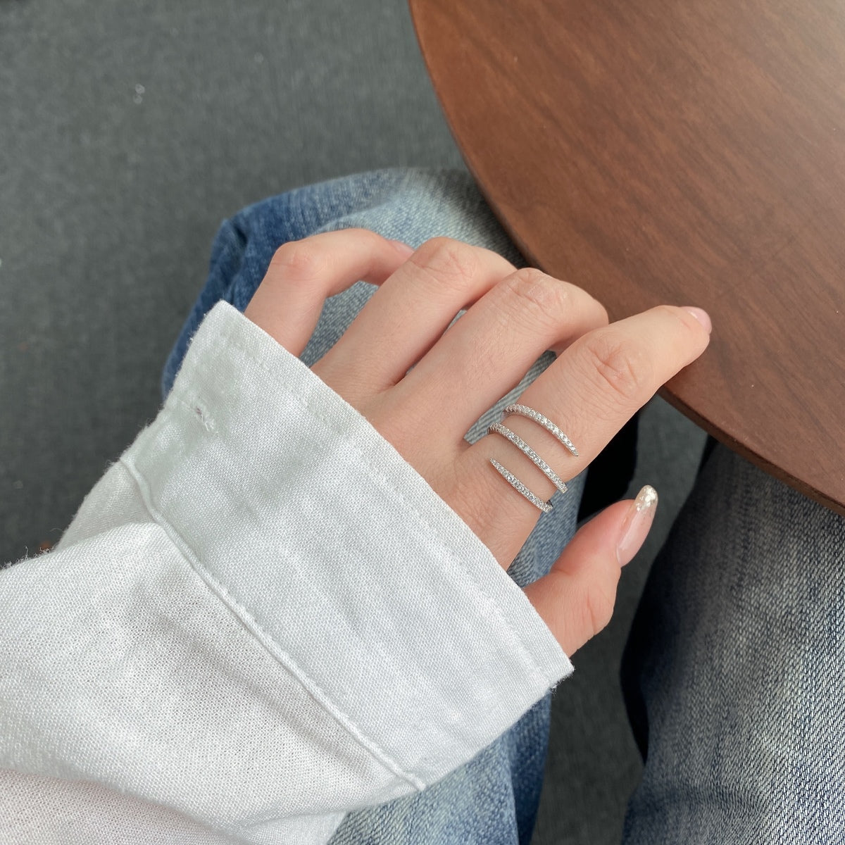 [AuraEcho]Unique Vibrant Entangle Daily Ring