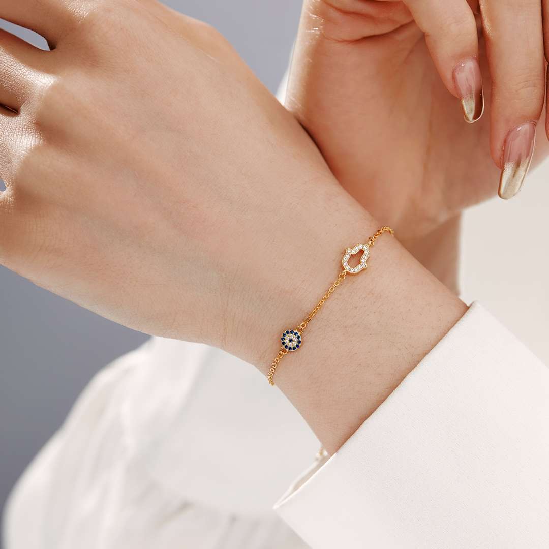 [AuraEcho]Gost Shape & Round Shape Necklace