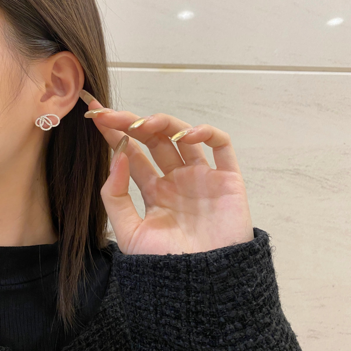 [AuraEcho]Exquisite Butterfly Shape Earrings