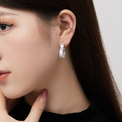 [AuraEcho]Radiant Heart Cutout Earrings