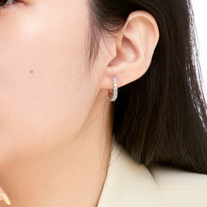 [AuraEcho]Radiant Colorful Round Cut Earrings