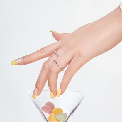 [AuraEcho]Dainty Ebullient Round Cut Daily Ring