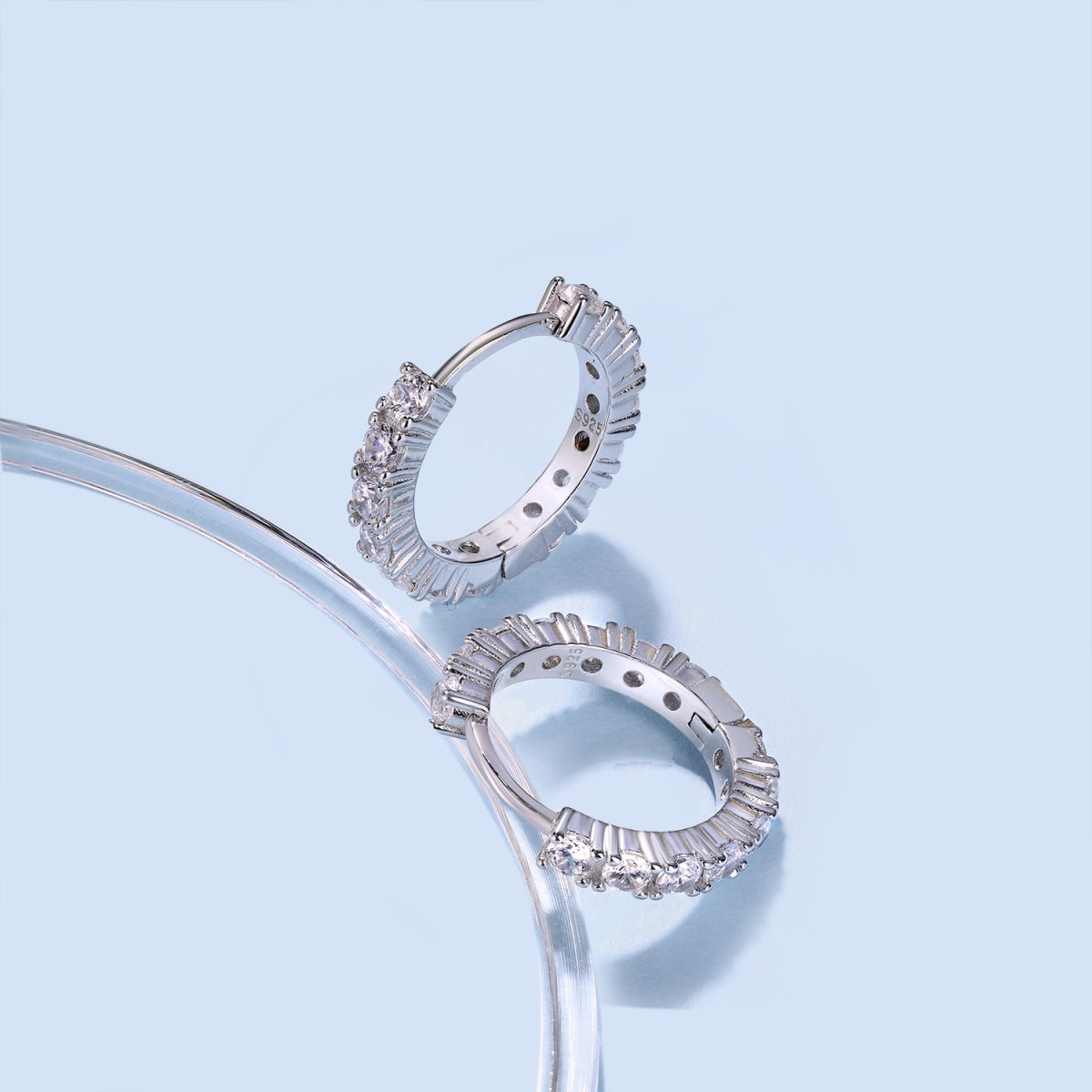 [AuraEcho]Radiant Colorful Round Cut Earrings
