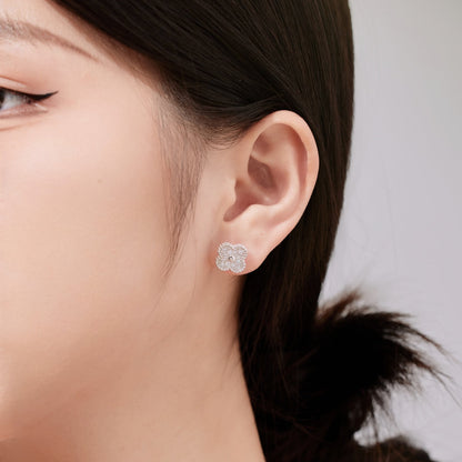 [AuraEcho]Four Leaf Clover Fashion Earrings