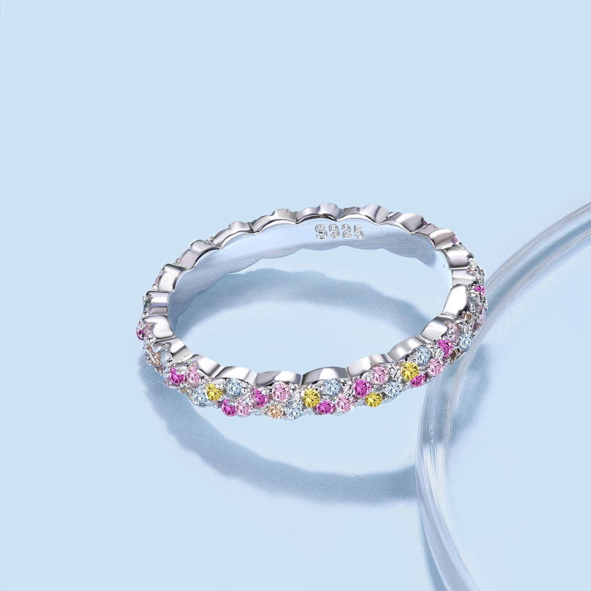 [AuraEcho]Dainty Ebullient Round Cut Daily Ring
