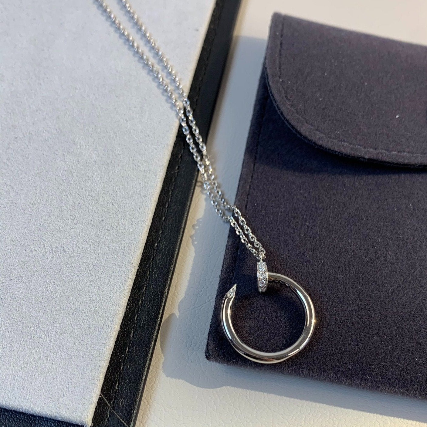 [AuraEcho]JUSTE NECKLACE SILVER