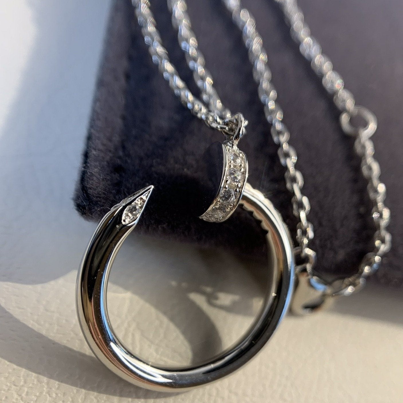 [AuraEcho]JUSTE NECKLACE SILVER