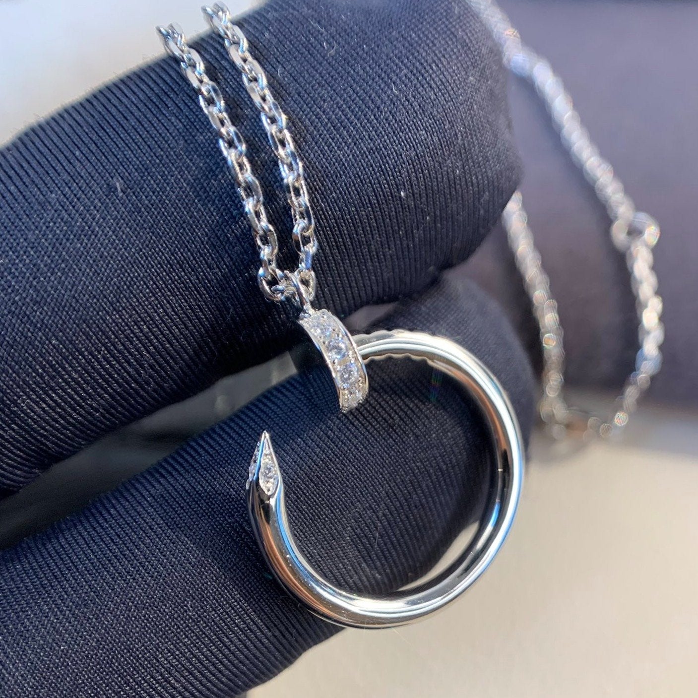 [AuraEcho]JUSTE NECKLACE SILVER