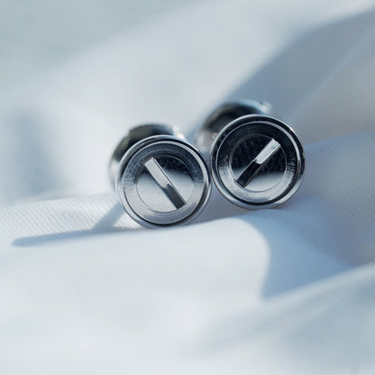 [AuraEcho]LOVE EARRINGS SILVER 10MM
