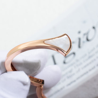 [AuraEcho]DREAM BRACELET OPEN PINK GOLD MOP
