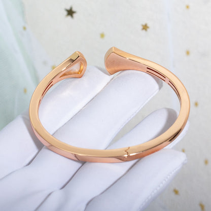 [AuraEcho]DREAM BRACELET OPEN PINK GOLD MOP DIAMOND