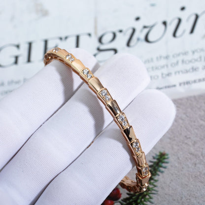 [AuraEcho]SERPENTI SMALL BRACELET PINK GOLD DIAMOND