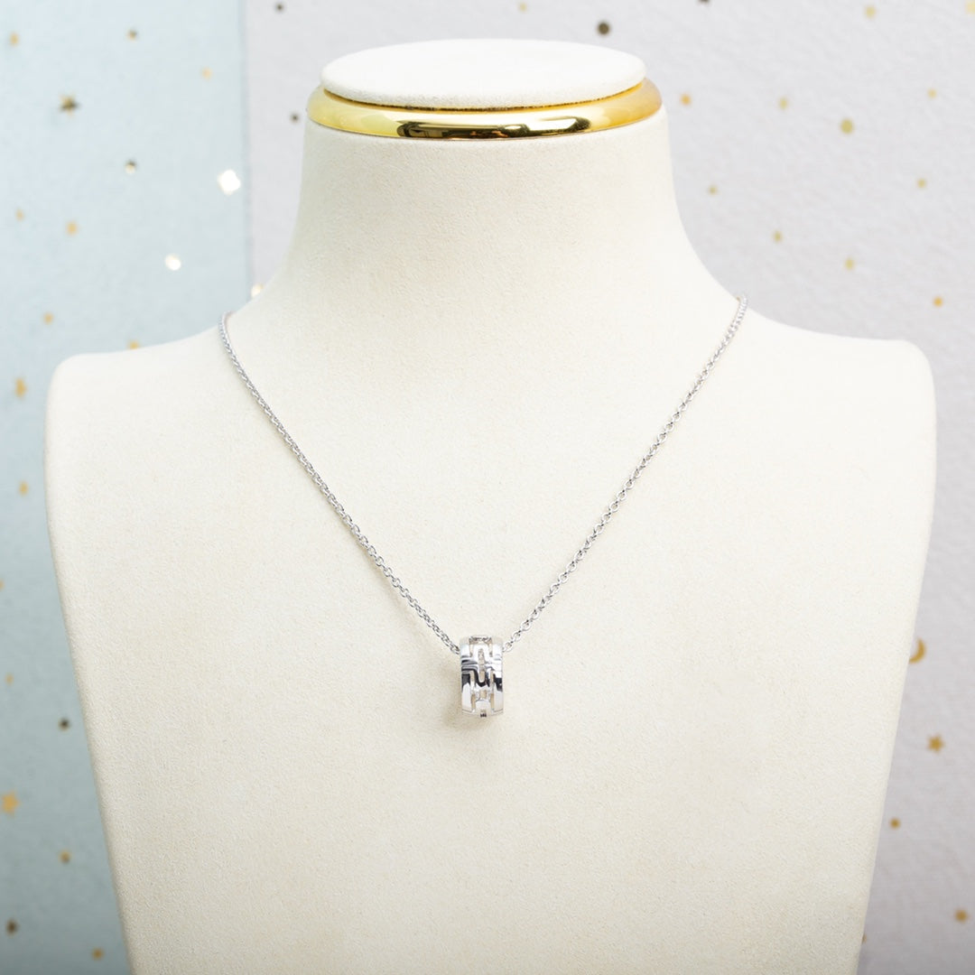 [AuraEcho]PARENTESI NECKLACE SILVER