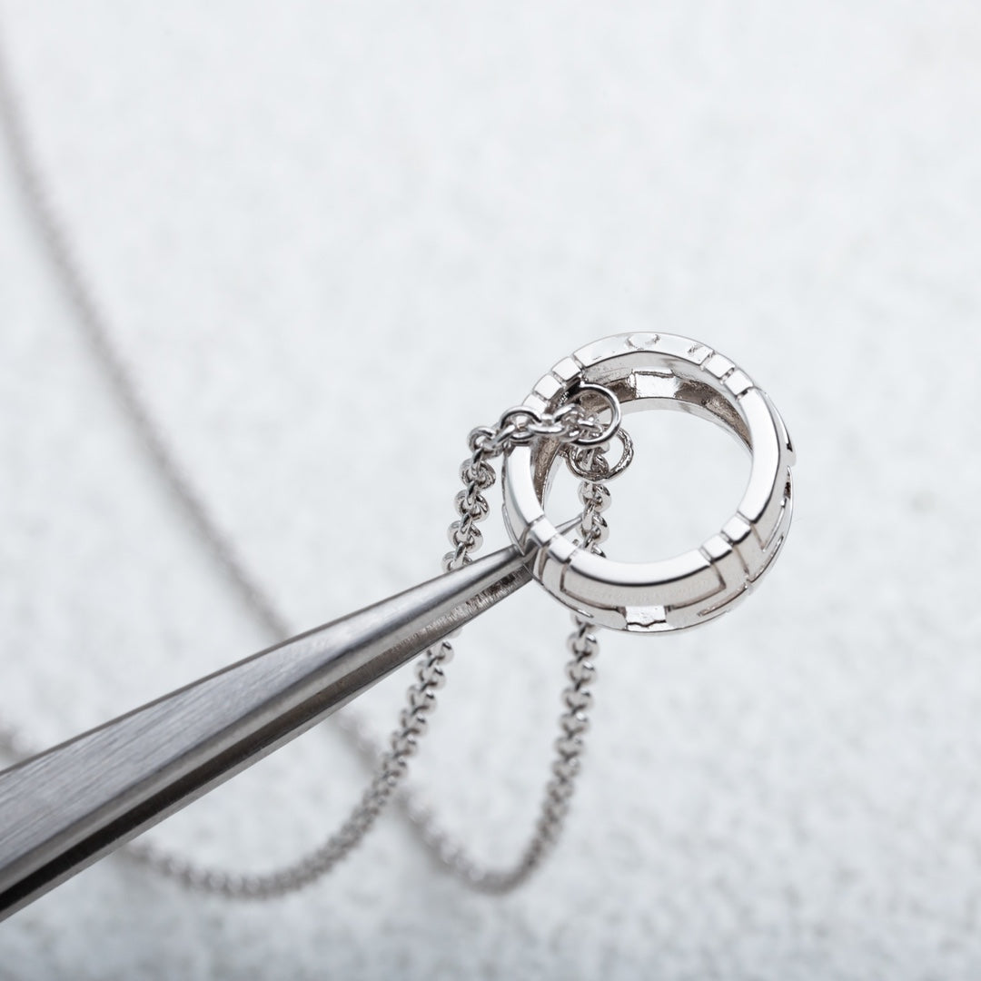 [AuraEcho]PARENTESI NECKLACE SILVER