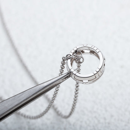 [AuraEcho]PARENTESI NECKLACE SILVER