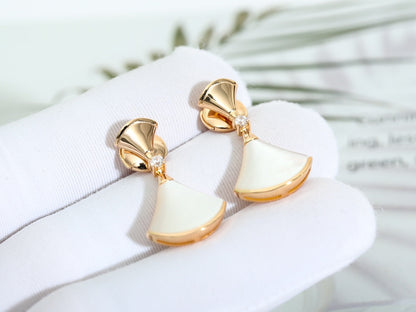 [AuraEcho]DREAM MOP PINK GOLD EARRINGS
