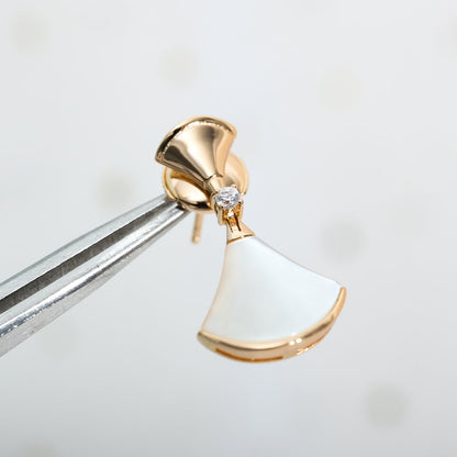 [AuraEcho]DREAM MOP PINK GOLD EARRINGS