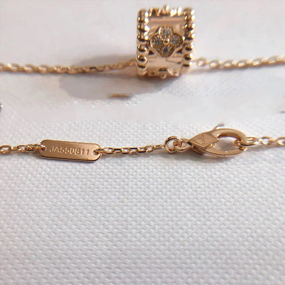 [AuraEcho]PERLEE PEDANT NECKLACE GOLD / ROSE GOLD
