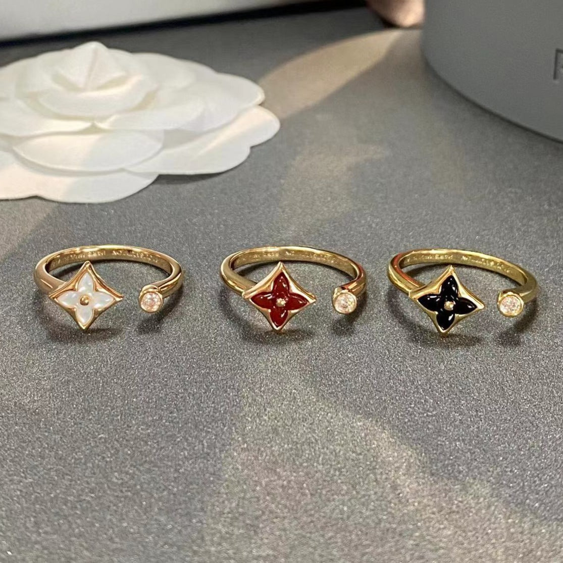 [AuraEcho]STAR 1 DIAMOND OPEN RING