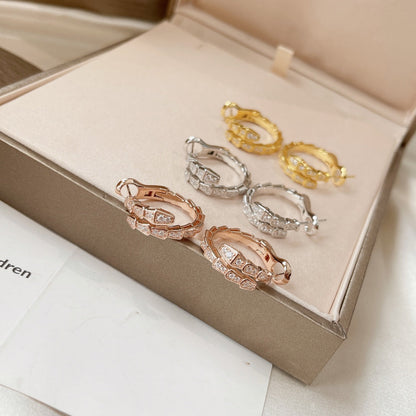 [AuraEcho]SERPENTI EARRINGS DIAMOND