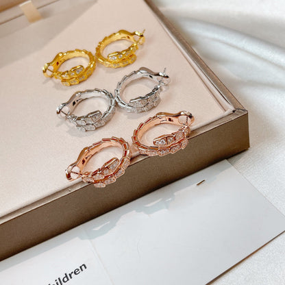 [AuraEcho]SERPENTI EARRINGS DIAMOND